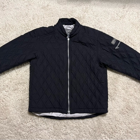 Black Spyder ski jacket with zip out liner that can be worn separately. - Picture 6 of 7